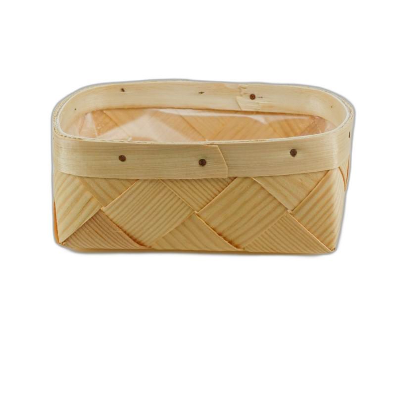 panier bois déroulé rectangulair