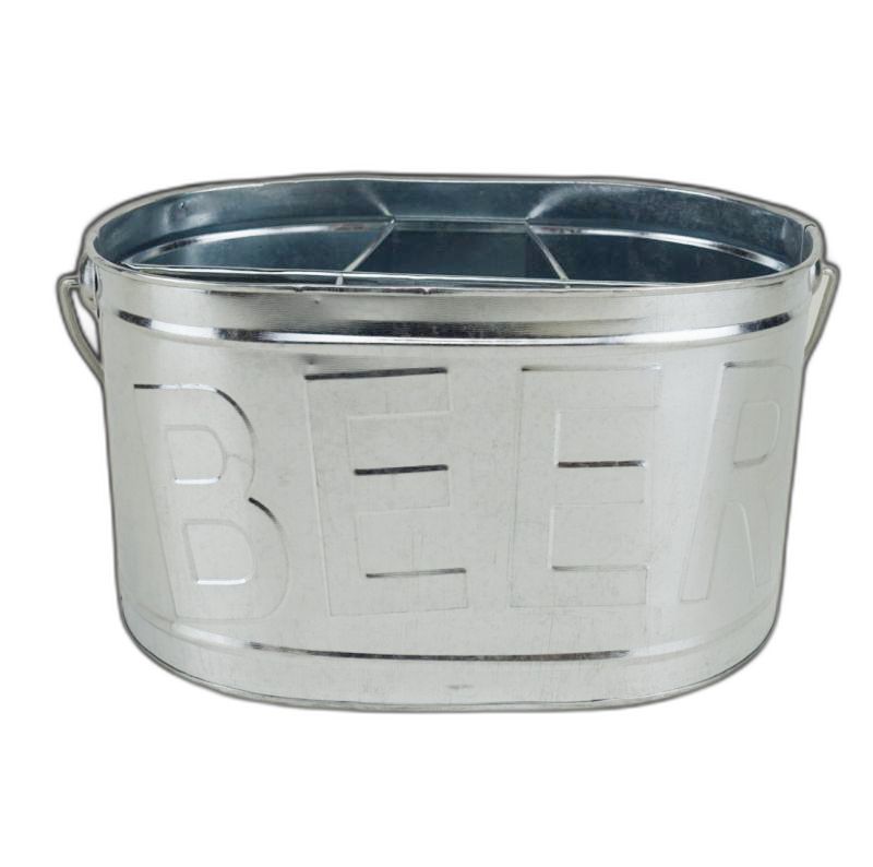 emmer ovaal zink "Beer"