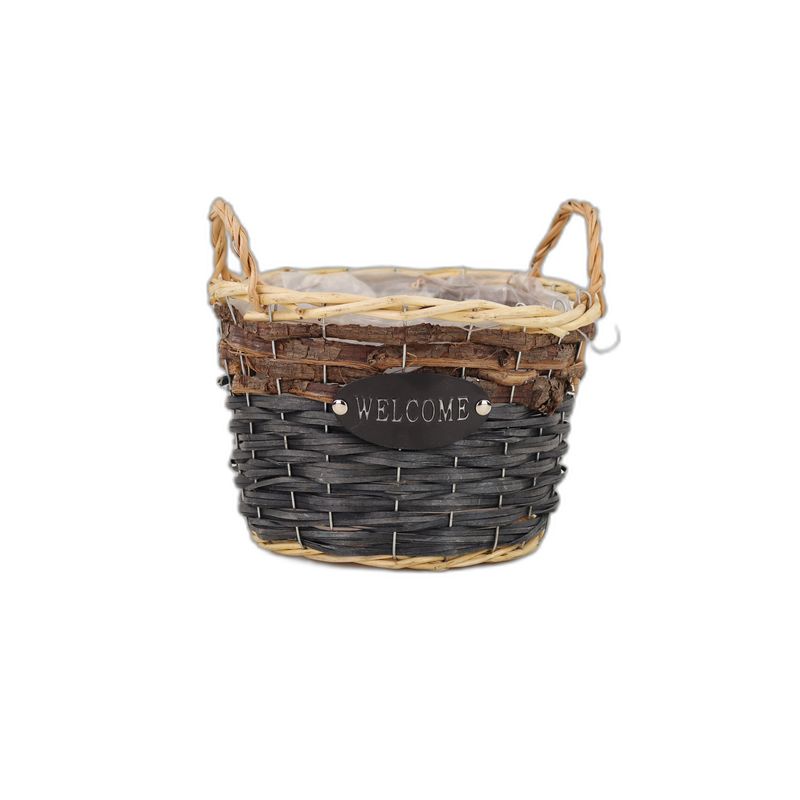 cache pot rond D25 "Green Garden"