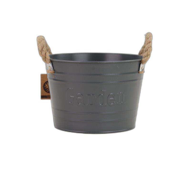 emmer zink antraciet grijs 'garden' D19