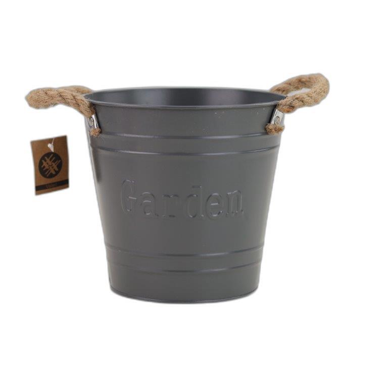 emmer zink antraciet grijs 'garden' D18