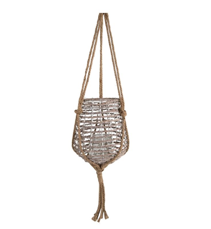 macramé suspension lanterne