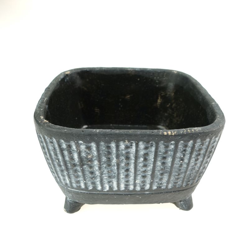 céramique coupe carré sur pieds Aztec