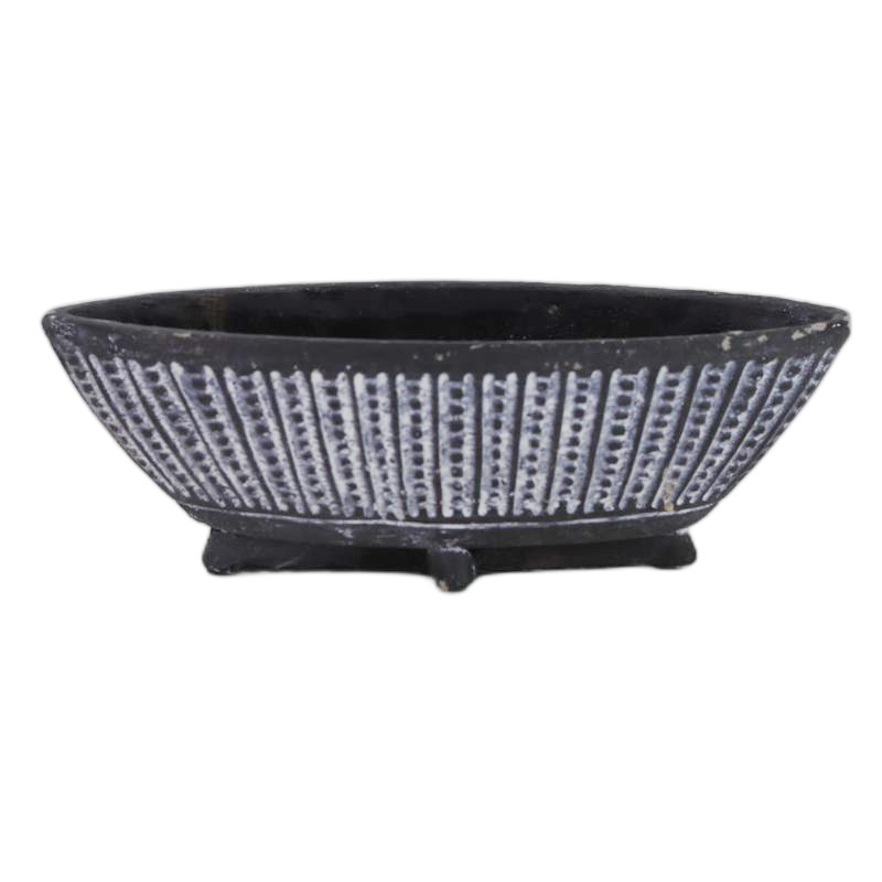 céramique bateau sur pieds Aztec