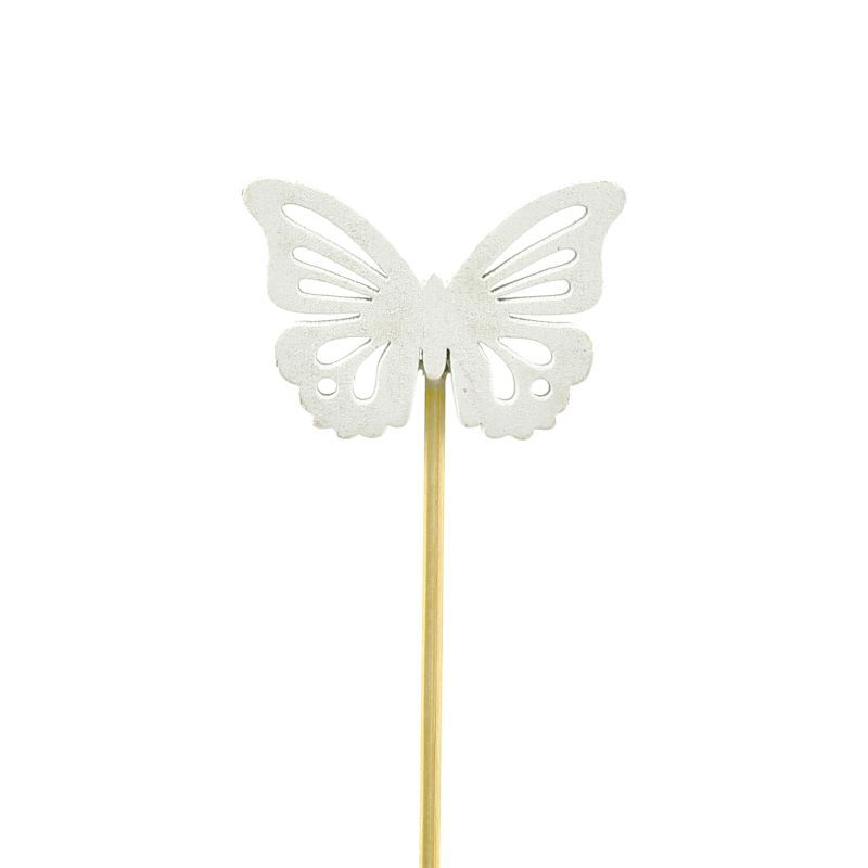 pique papillon blanc 12pcs