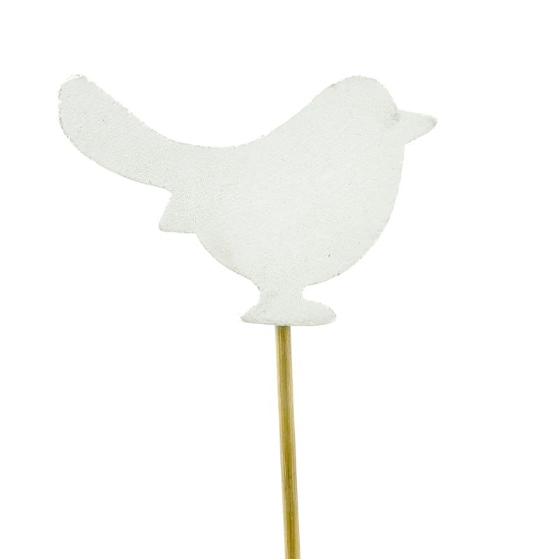 prikker vogel wit Pick 12pcs