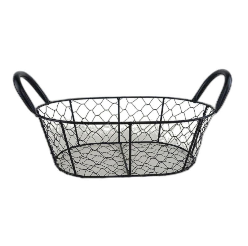 mand metaal taupe ovaal S 30x20