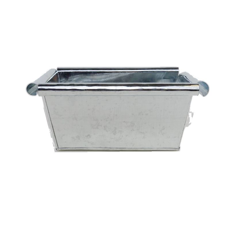 jardinère zinc 30 x 20 h 12.5