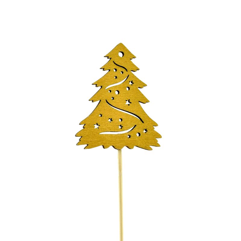 prikker goud Kerstboom 12pcs