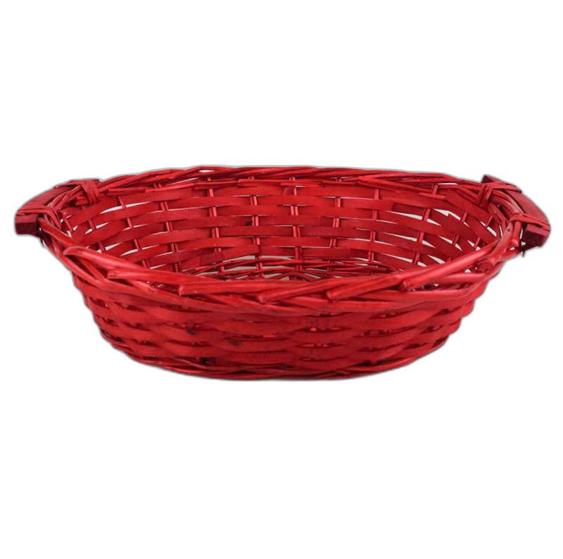 panier ovale rouge chti