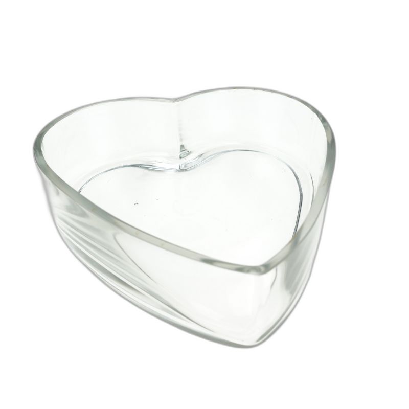 coeur en verre D20.5 H6cm
