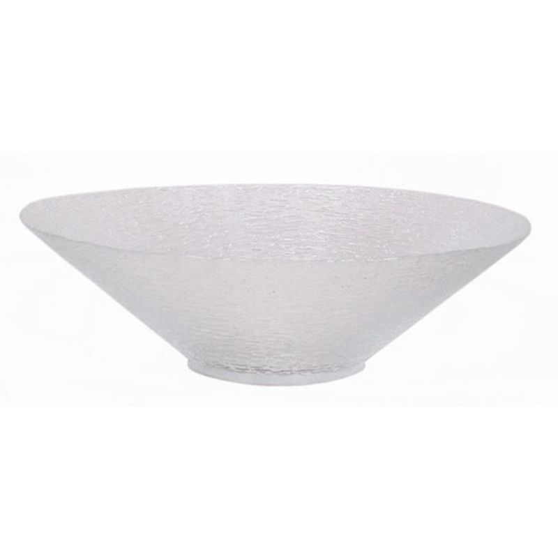 schaal glas design D33 H10CM