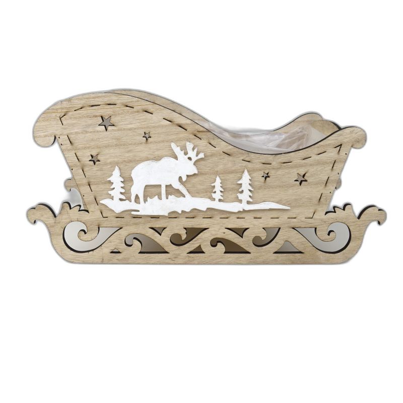 slee hout naturel groot