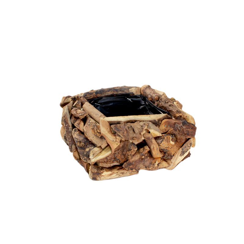 bois flotté carré S naturel