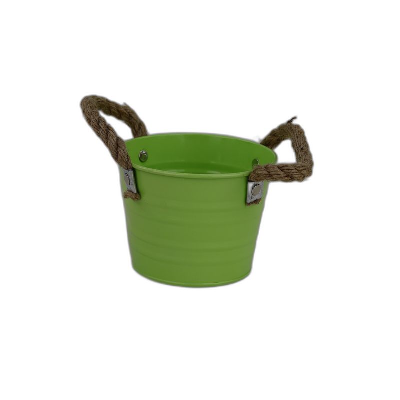 seaux zinc 2 ans corde pistache XS