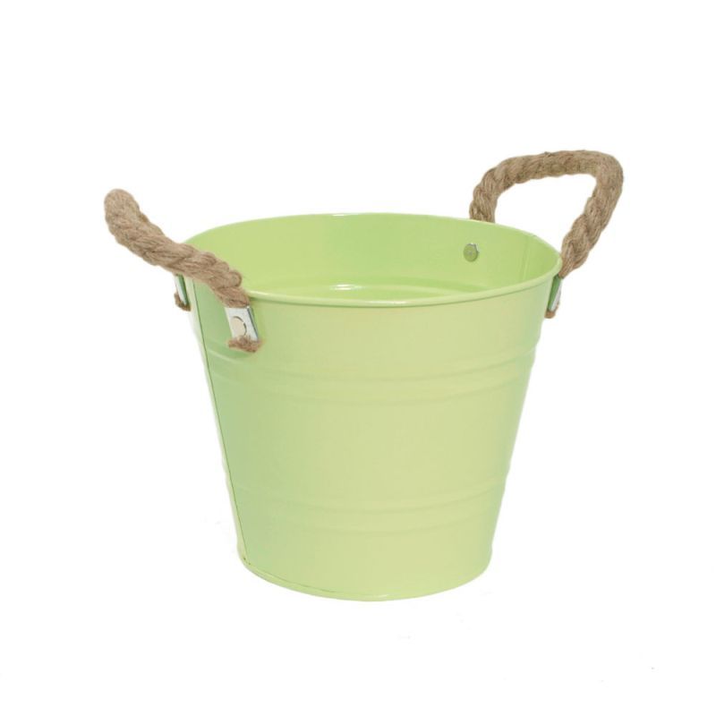 seaux zinc 2 ans corde pistache S