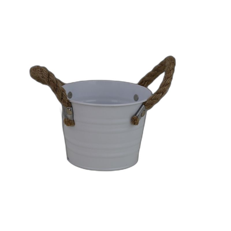 emmer zink 2 jutten oren wit XS