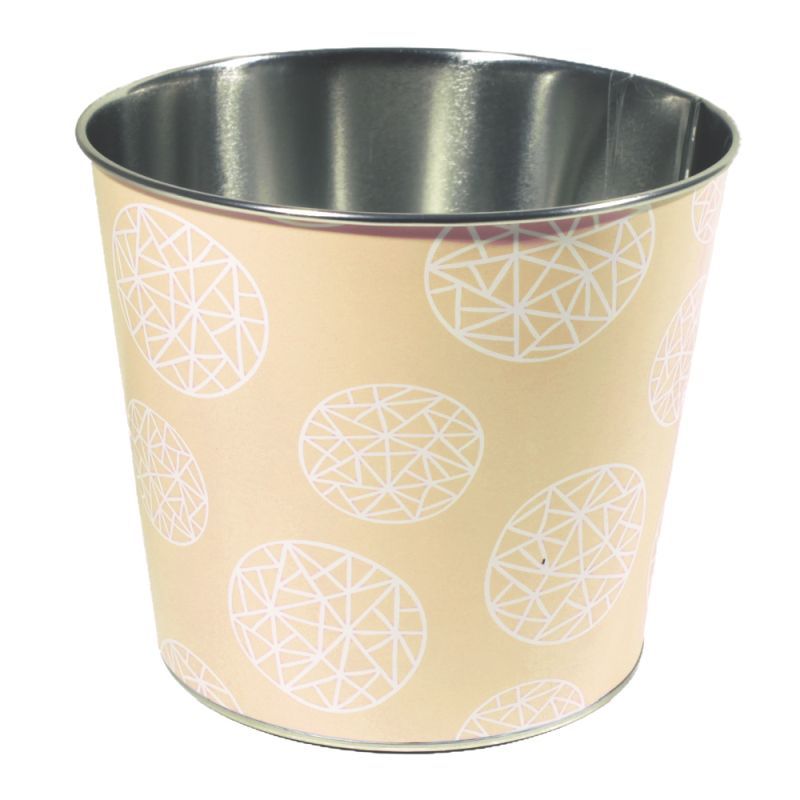 zinc rond seaux Geo Sand Yellow D16