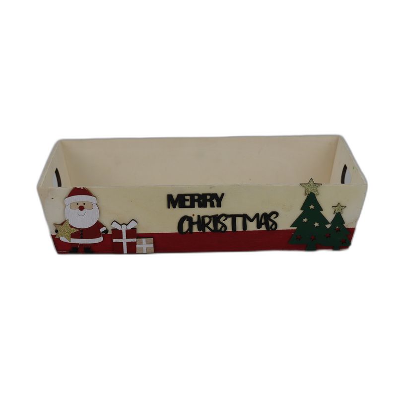 boîte en bois deco Noël