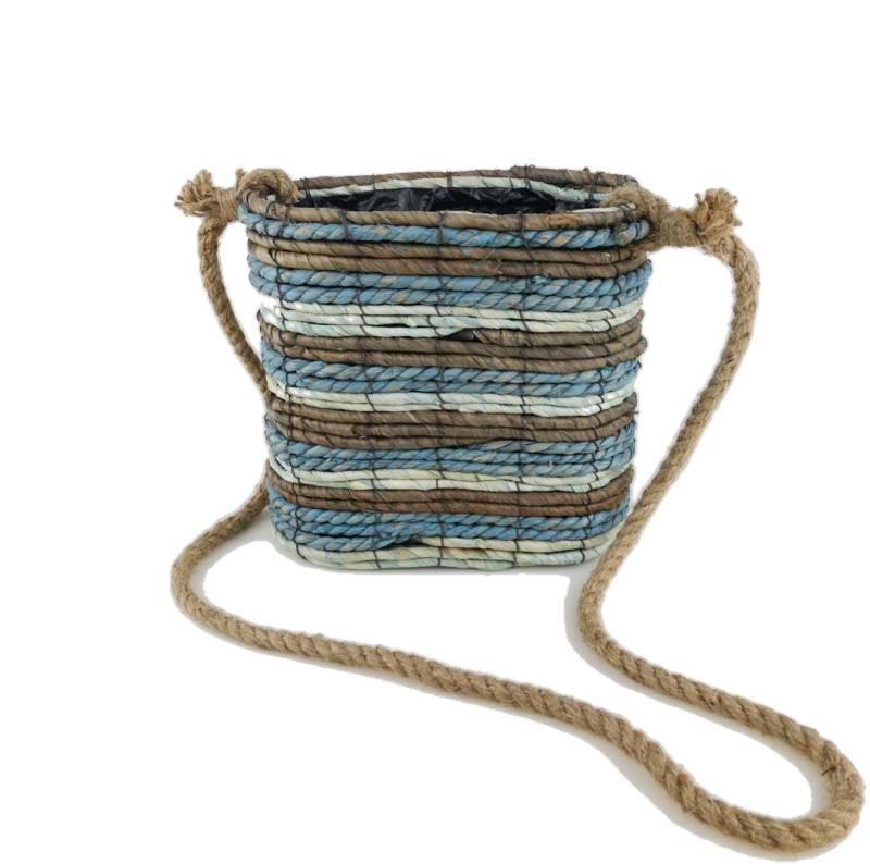 sac a main feuille de maïs ovale