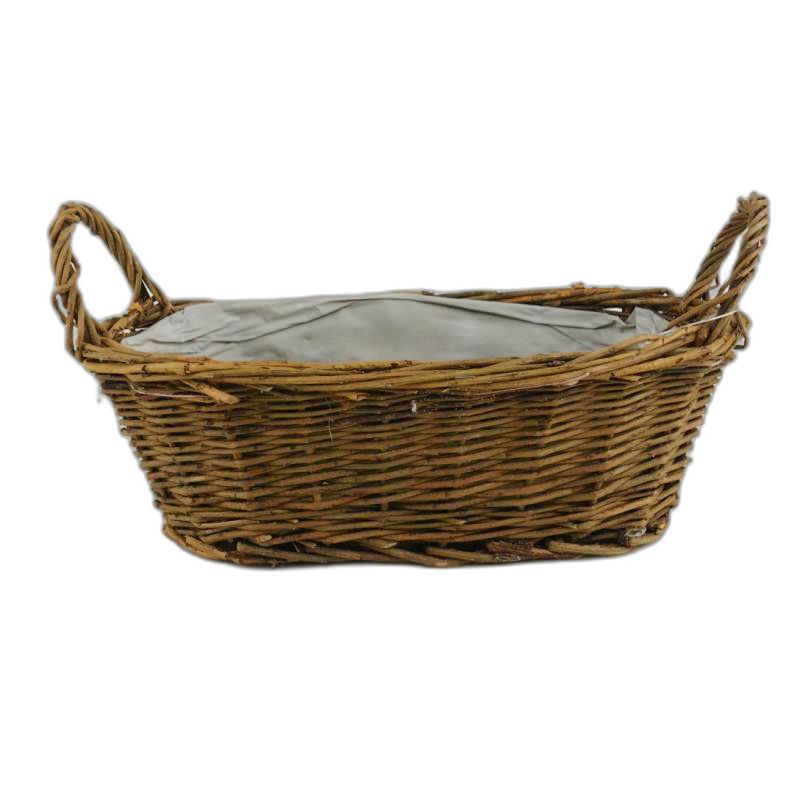 panier ovale 2 ans naturel brut marron