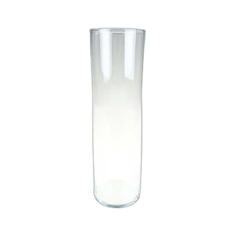 vaas in glas cilinder D9 H30CM