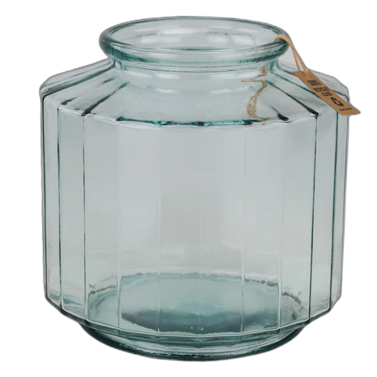 pot glas stripe D23 H23cm