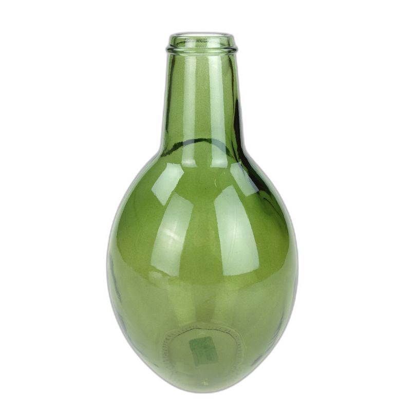 bouteille col haut vert D6/21 H38CM