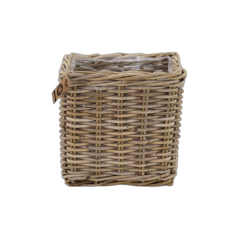 kubu rotin pot carré 32x32