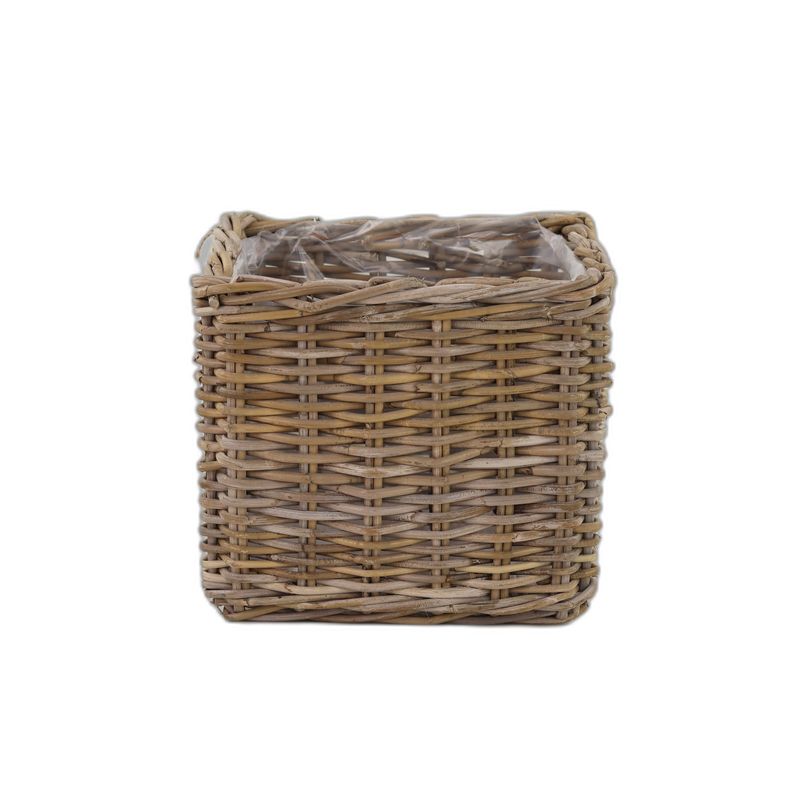 kubu rotin pot carré 40x40