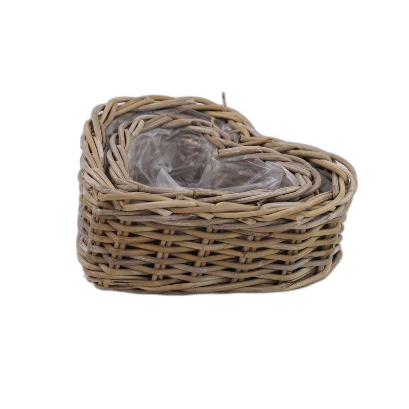 kubu panier coeur set 2