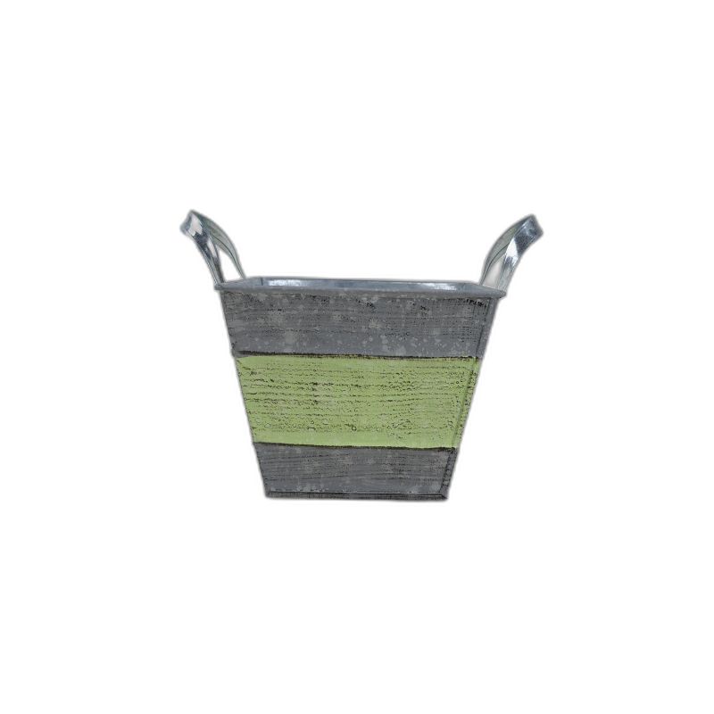 zinc carré avec 2 anses 'green'