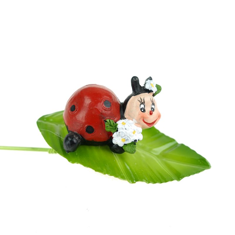 prikker decoratief lieveheersbeestje op blad 12pc