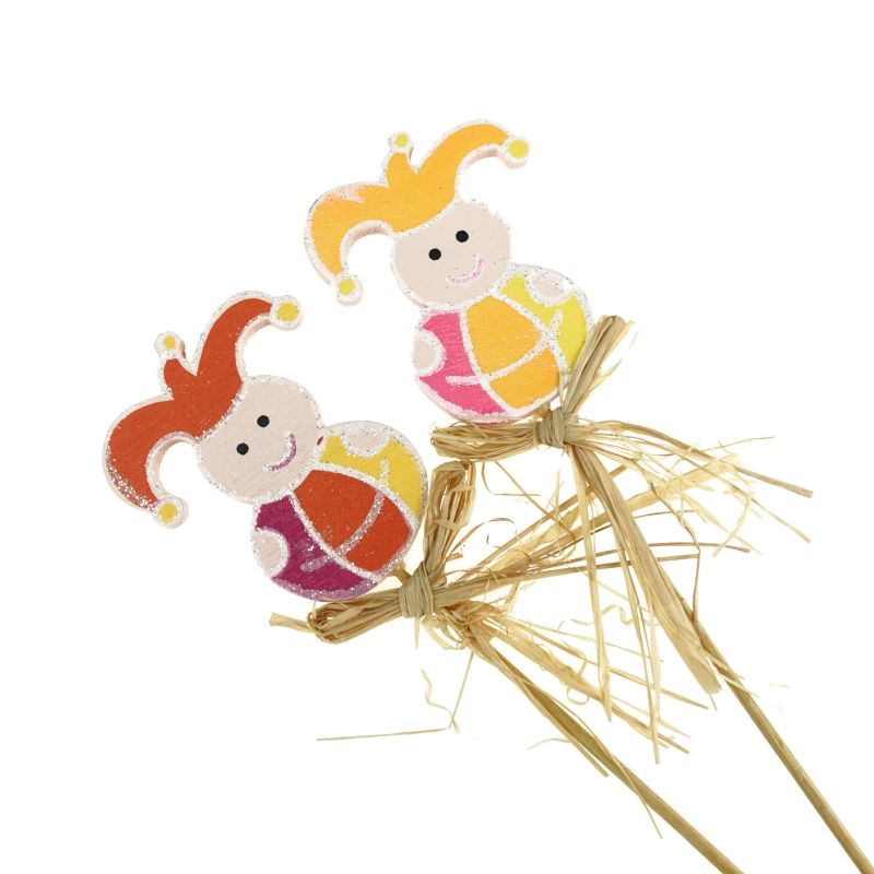 prikker houten joker 4pcs