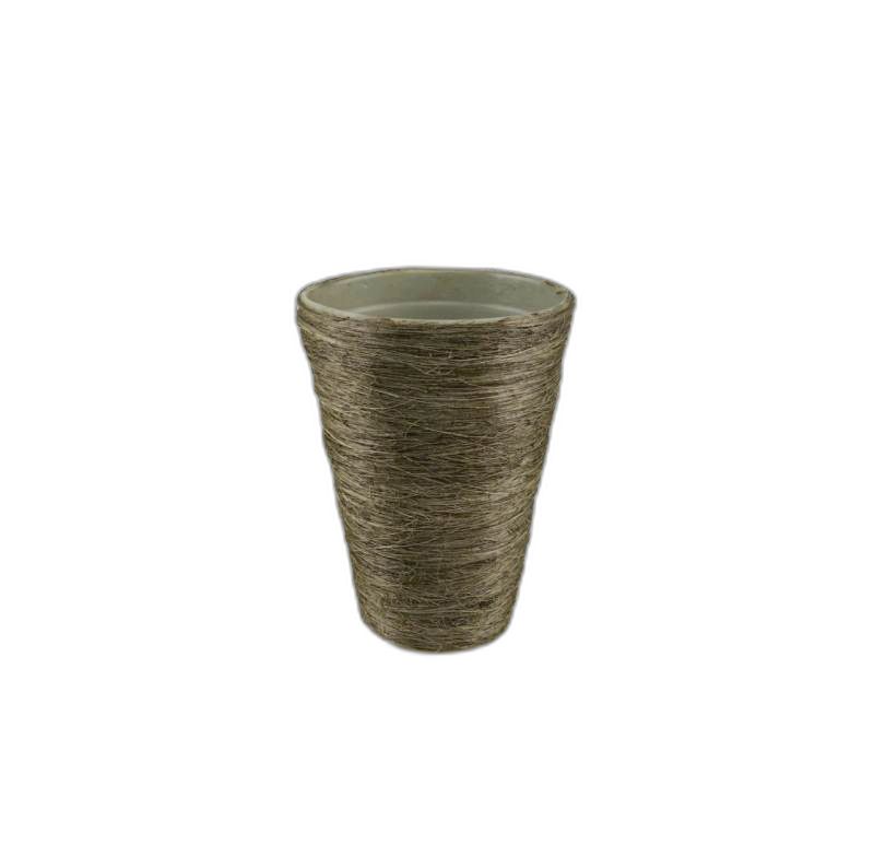 sisal pot foncé