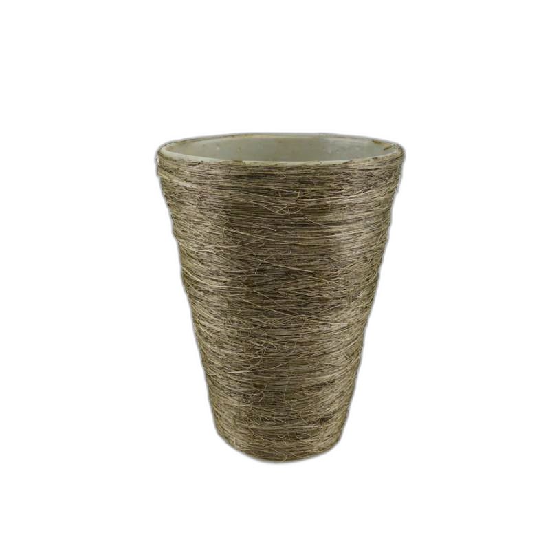 sisal pot foncé