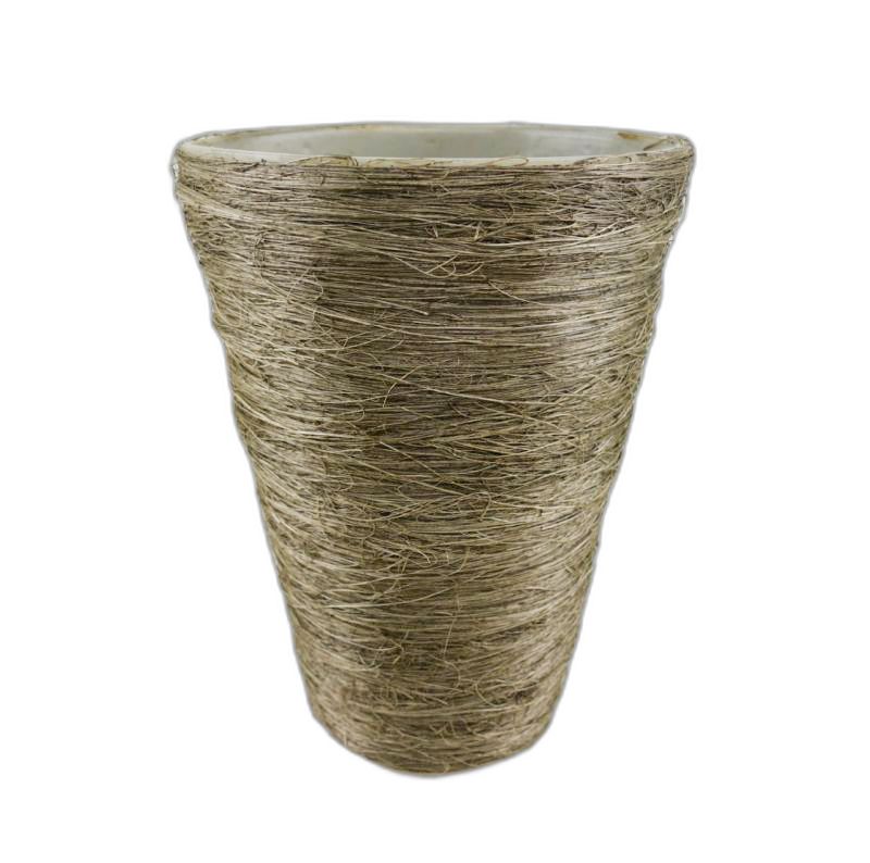 sisal pot foncé