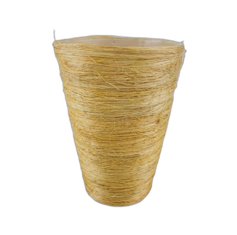 sisal pot jaune
