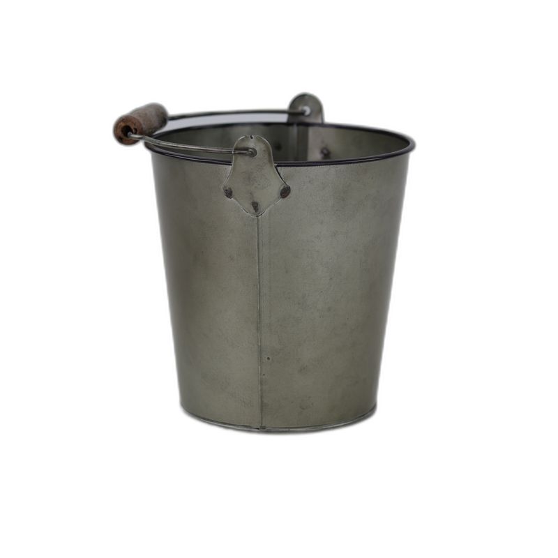 naturel zinken emmer grijs D13