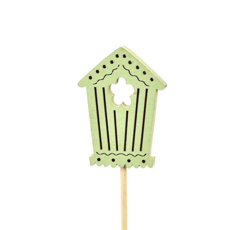 prikker huis groen Pick 12pcs