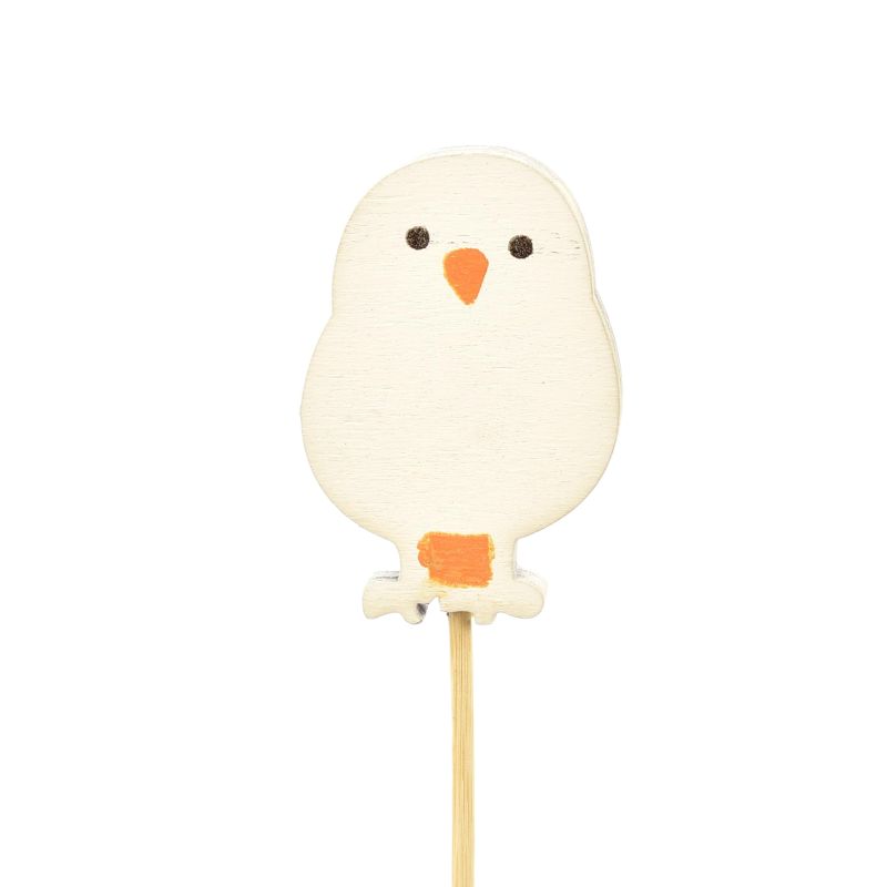 prikker vogel wit Pick 12pcs