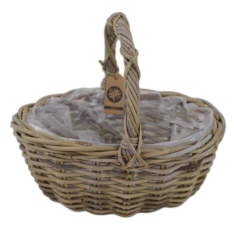 kubu rotan oogstmand klein 36x28h14/28cm