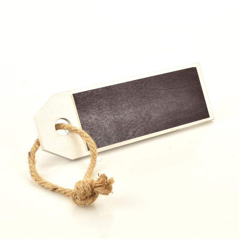 houten hanger wit met blackboard