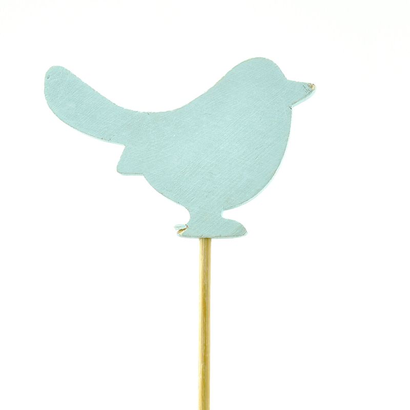 prikker vogel blauw Pick 12pcs