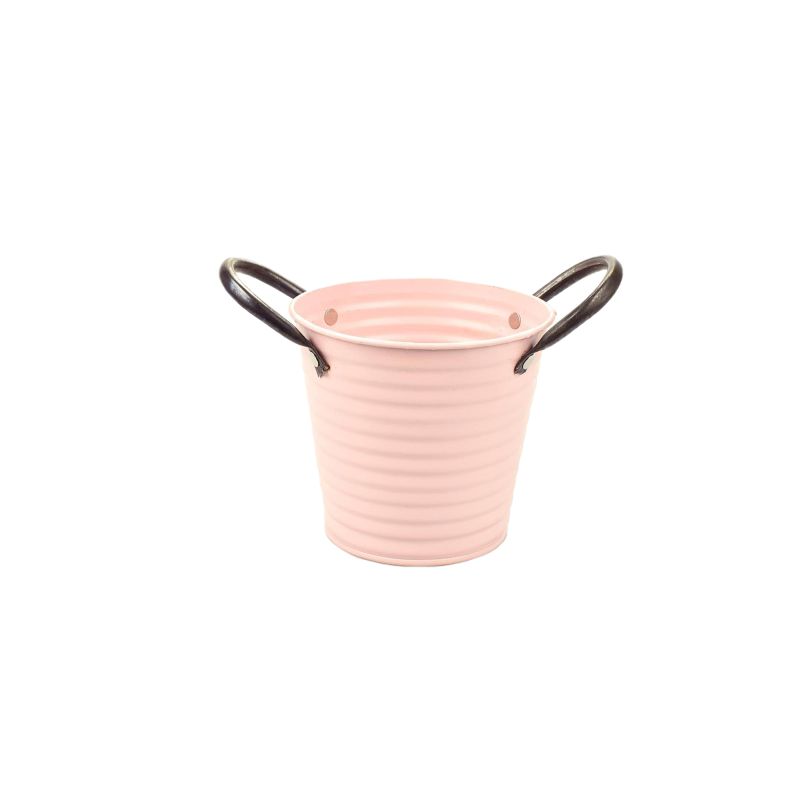 Zink emmer mat "roze" DO - D11,50 cm