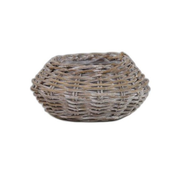 kubu rotan ufo whitewash S