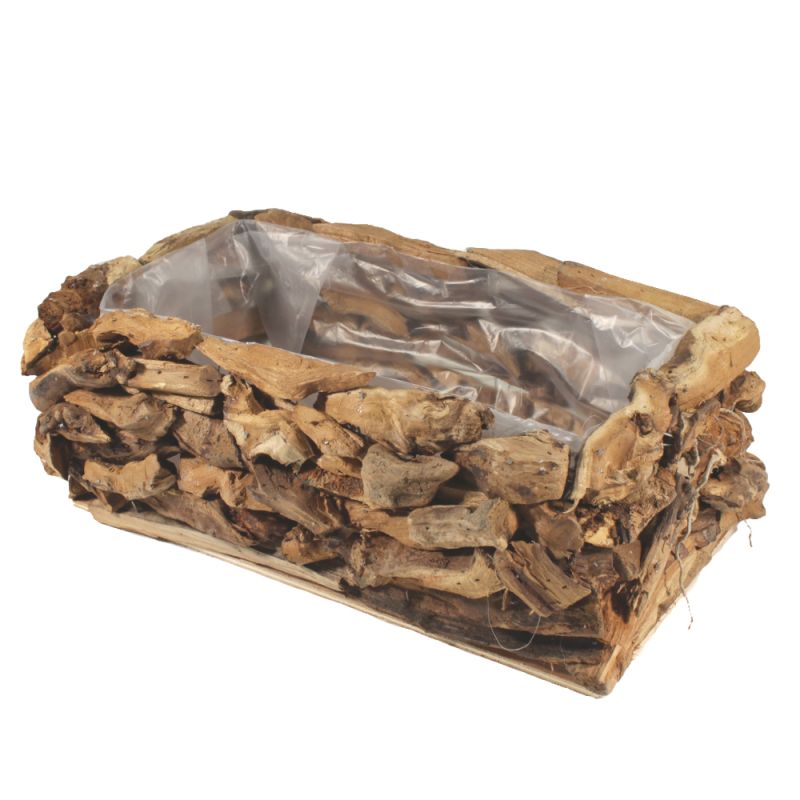 bois flotté rectangulair naturel