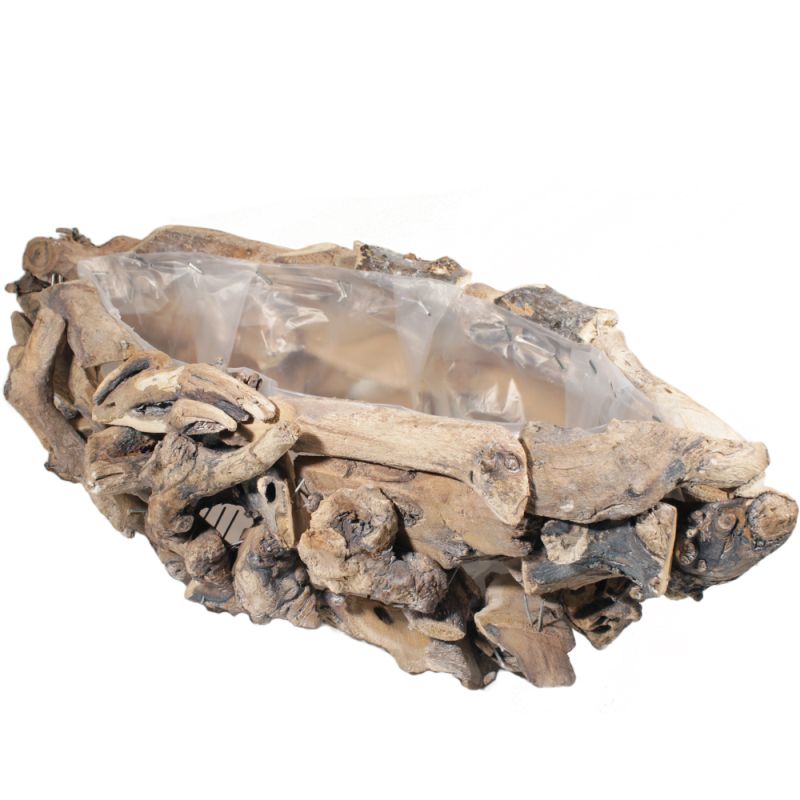 drijfhout boot whitewash