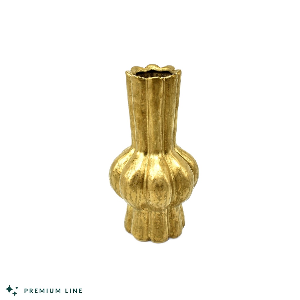 Gold Vase 'Trumpet' Small