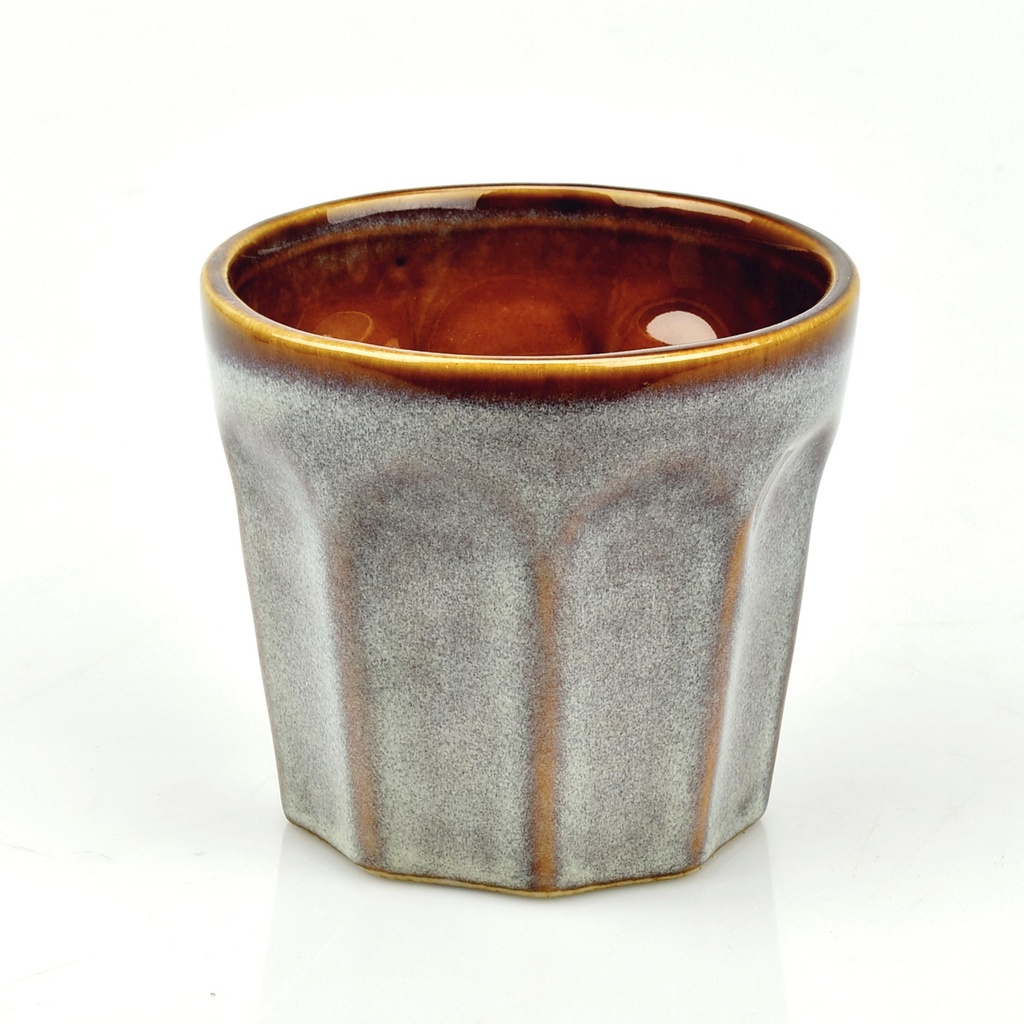 Soft-Green Ceramic Pot 'Arc' (ES8,5)
